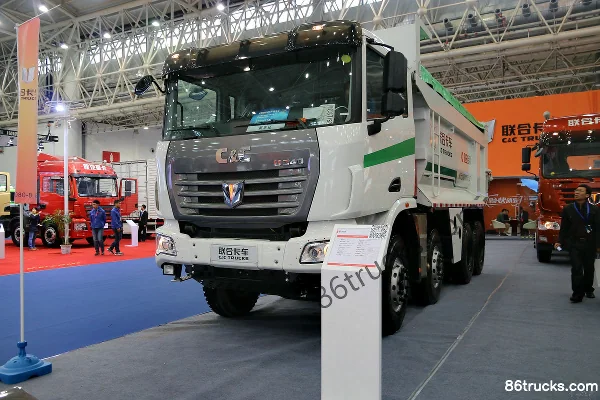 Union Truck U340 340 ch 8X4(12 roues) camion benne (empattement court) (camion à gravats urbain) Extérieur (3) | 86Trucks