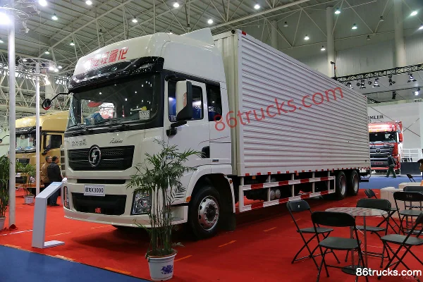 SHACMAN Delong X3000 Lightweight Edition 350hp 6X2(8 wheels) 9.5m Van Cargo Truck (China VI) Exterior (3) | 86Trucks