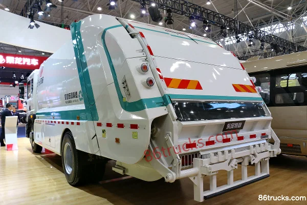Dongfeng Teshang 210 ch 4X2(6 roues) camion à ordures (compaction) (EQ5162ZYSS5) Extérieur (2) | 86Trucks