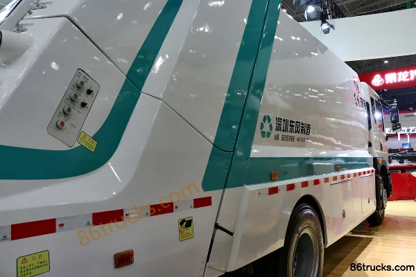 Dongfeng Teshang 210 ch 4X2(6 roues) camion à ordures (compaction) (EQ5162ZYSS5) Châssis (3) | 86Trucks