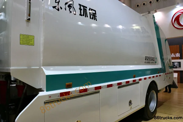 Dongfeng Teshang 210 ch 4X2(6 roues) camion à ordures (compaction) (EQ5162ZYSS5) Châssis (2) | 86Trucks