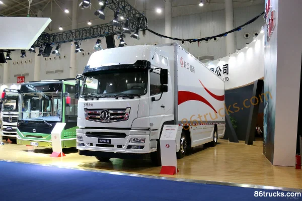 Dongfeng Teshang 270 ch 6X2(8 roues) 9.6 m camion porteur fourgon (EQ5208XXYL) Extérieur (3) | 86Trucks