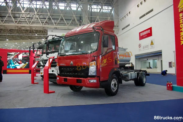 Sinotruk HOWO Tongshuai 141 ch 4X2(6 roues) châssis de camion léger cabine simple empattement 3360 Extérieur (2) | 86Trucks