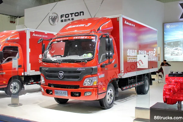 Foton Aumark 3 Series 150 hp 4X2(6 roues) 4.165m Single Row Van Light Truck Extérieur (3) | 86Trucks