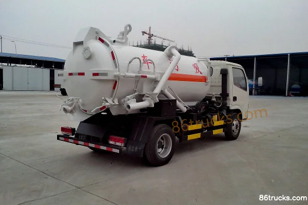 Dongfeng Duolika 99 hp 4X2(6 wheels) suction sewage truck (Chusheng brand) Exterior (2) | 86Trucks