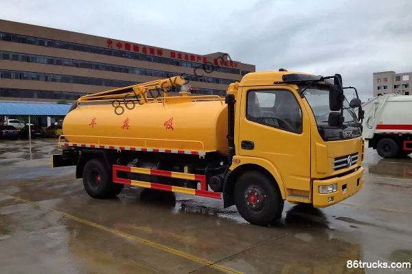 Dongfeng Duolika 99 hp 4X2(6 wheels) suction manure truck (Chusheng brand) Exterior (3) | 86Trucks