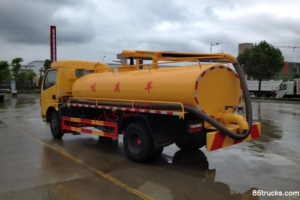 Dongfeng Duolika 99 hp 4X2(6 wheels) suction manure truck (Chusheng brand) Exterior (2) | 86Trucks