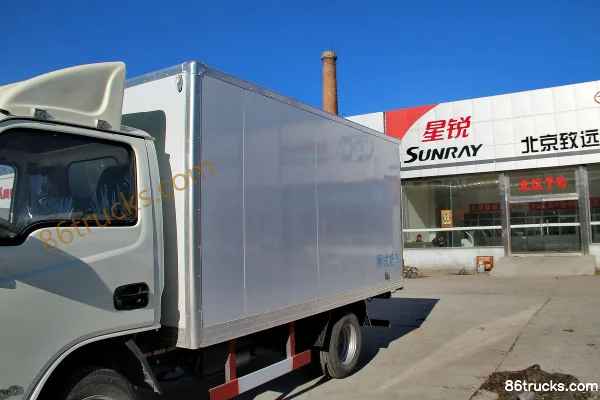 Yuejin Xiaofuxing S50Q 1.3L 87 hp 4X2(6 wheels) Gasoline 3.02m Single Row Van Mini Truck Body (1) | 86Trucks