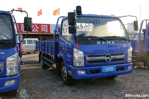 Kama Junchi 116hp 4X2(6 wheels) 4.2m Single Row Flatbed Light Truck Exterior