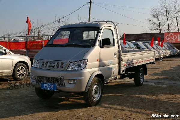 Changan Kuayue New Leopard II 1.2L 88hp 4X2(6 wheels) 2.85m single-row flatbed mini truck Exterior (3) | 86Trucks