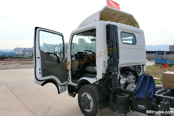 Dongfeng Kaipute N300 camion porteur 130 ch 4X2(6 roues) empattement 3350 châssis cabine simple 4,13 m (1) | 86Trucks