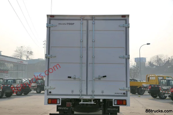 Qingling Isuzu 700P series medium truck composite version 189 hp 4X2(6 wheels) 7m van cargo truck Body (2) | 86Trucks