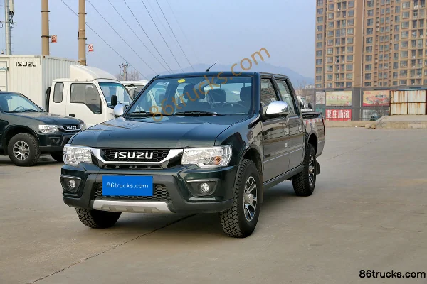 Qingling Isuzu T17 2021 3.0T Diesel 142 hp 2WD Standard Wheelbase Double Row Pickup Cab (3) | 86Trucks