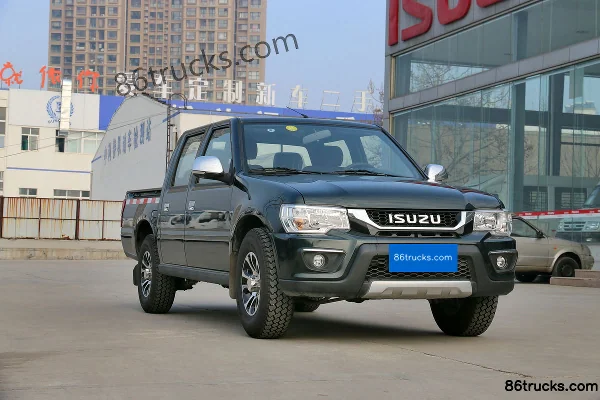 Qingling Isuzu T17 2021 3.0T Diesel 142 hp 4WD Long Wheelbase Double Row Pickup Cab