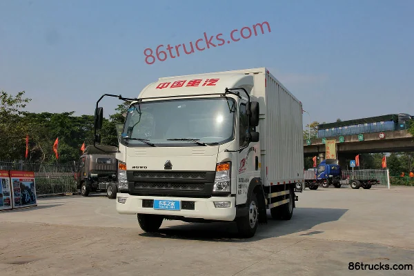 Sinotruk HOWO Tongshuai 129 ch 4X2(6 roues) fourgon léger 4,2 m à cabine simple Extérieur (3) | 86Trucks