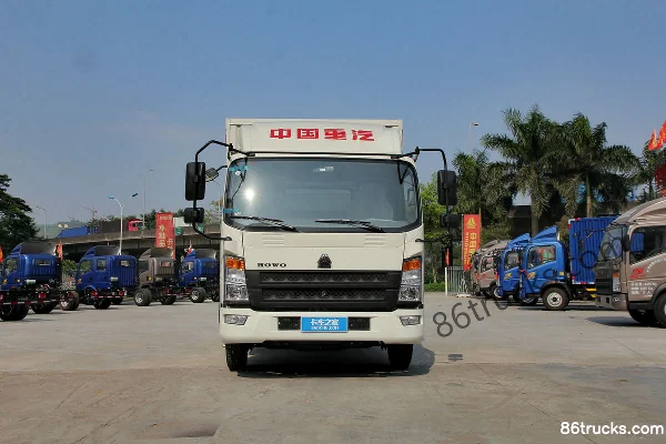 Sinotruk HOWO Tongshuai 129 ch 4X2(6 roues) fourgon léger 4,2 m à cabine simple Extérieur (2) | 86Trucks
