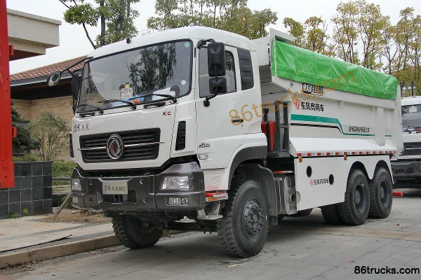 Dongfeng Commercial Vehicle Tianlong KC Heavy Truck 350 hp 6X4(10 wheels) 5.6m Dump Truck (Construction Truck) Exterior (2) | 86Trucks