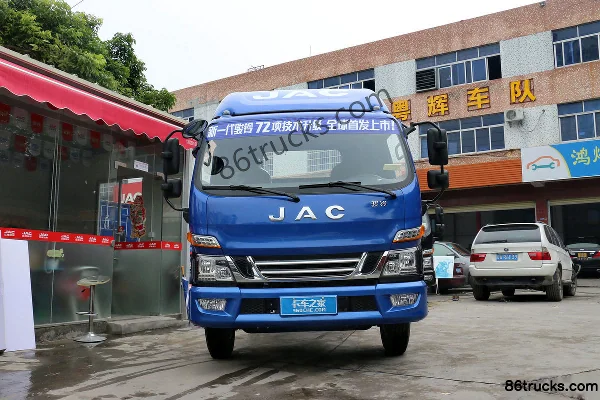 JAC Junling V6 160hp 4X2(6 wheels) 3308mm Wheelbase Single Row Light Truck Chassis (Blue) Exterior (2) | 86Trucks