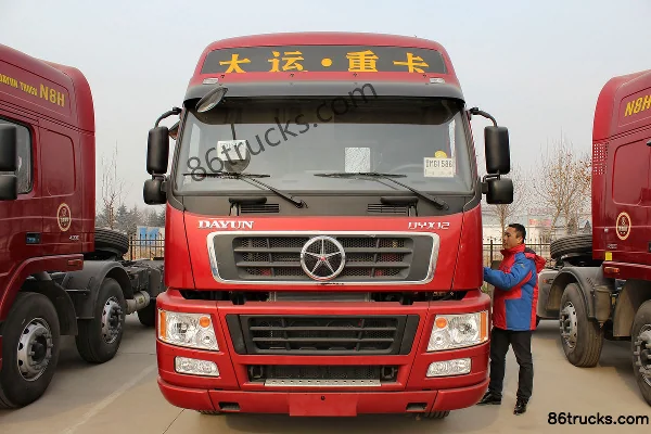 Dayun N8C heavy truck 375hp 6X2(8 wheels) tractor truck Exterior (2) | 86Trucks