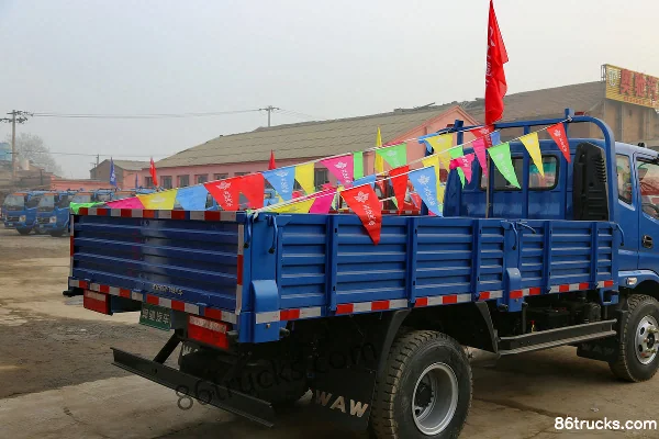 Feidi X3 série 130 ch 4X2(6 roues) camion benne 3,85 m Carrosserie (3) | 86Trucks