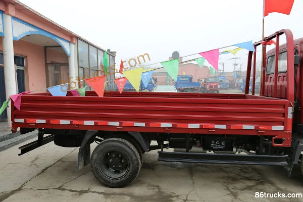 Feidi A1 série 82 ch 4X2(6 roues) 3,7 m camion plateau à ridelles à cabine simple Carrosserie (2) | 86Trucks