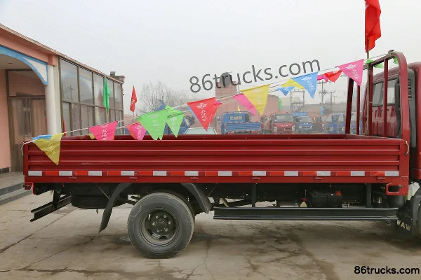 Feidi A2 Series 95 hp 4X2(6 wheels) 4.2m Single-row Flatbed Light Truck Body (2) | 86Trucks
