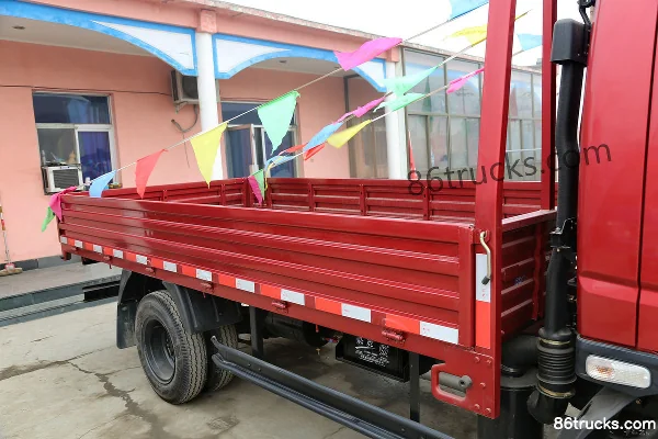 Feidi A1 série 82 ch 4X2(6 roues) 3,7 m camion plateau à ridelles à cabine simple Carrosserie (1) | 86Trucks