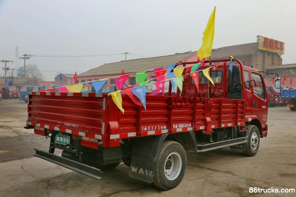 Feidi A3 série 130 ch 4X2(6 roues) camion plateau léger 3,8 m cabine avec couchette Carrosserie (3) | 86Trucks