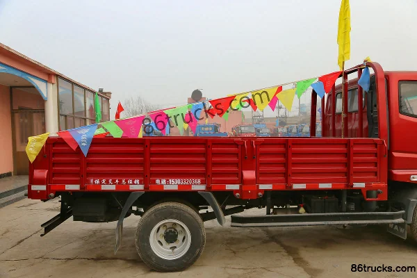 Feidi A3 série 130 ch 4X2(6 roues) camion plateau léger 3,8 m cabine avec couchette Carrosserie (2) | 86Trucks