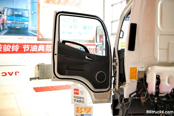 JAC Junling V6 160 hp 4X2(6 wheels) 3308mm Wheelbase Single-row Light Truck Chassis (White) Cab (1) | 86Trucks