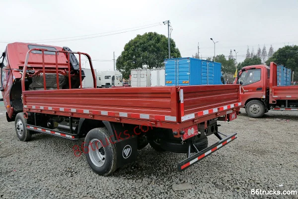 Foton Ollin TX 110 hp 4X2(6 wheels) 4.23m Single Row Flatbed Light Truck Body (3) | 86Trucks