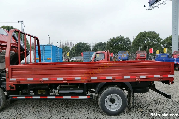 Foton Ollin TX 110 hp 4X2(6 wheels) 4.23m Single Row Flatbed Light Truck Body (2) | 86Trucks