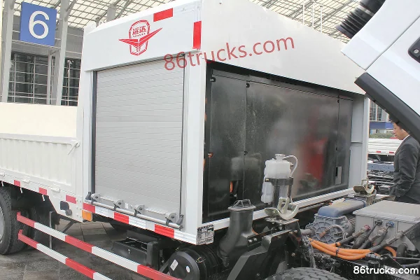 FAW Jiefang Hu VH 68hp 4X2(6 wheels) Electric Barrel Garbage Truck (Yuanda Brand) Body (2) | 86Trucks