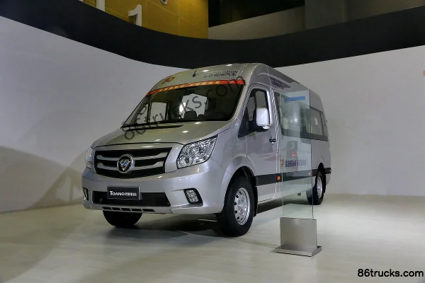 Foton utilitaire TuyanoS 161 ch fourgon fermé (version commerciale, empattement long, toit moyen) Extérieur (2) | 86Trucks