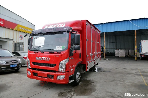 Yuejin Chaoyue C500-33 141 ch 4X2(6 roues) camion léger fourgon à cabine simple 4 m (cabine large) Extérieur (3) | 86Trucks
