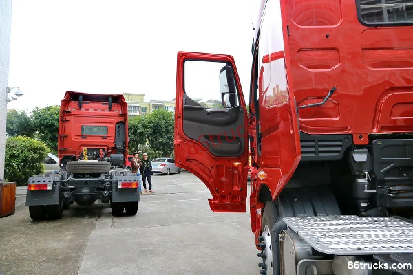 Dongfeng Liuqi Chenglong H7 camion lourd 450 ch 6X4(10 roues) tracteur routier (rouge) Cabine (2) | 86Trucks