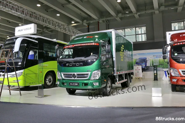 Foton Ollin CTX Tech Edition 143hp 4X2(6 wheels) 4.165m single-row van light truck (China V) Exterior (3) | 86Trucks