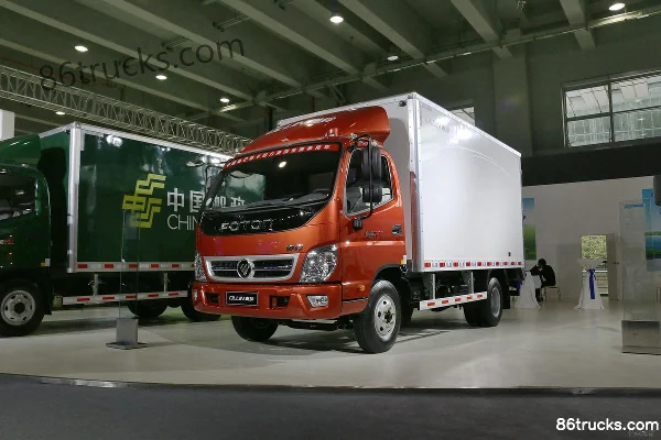 Foton Aoling TX 103hp 4X2(6 wheels) 3.655m Single Row Van Light Truck (CNG/Gasoline) Exterior (2) | 86Trucks