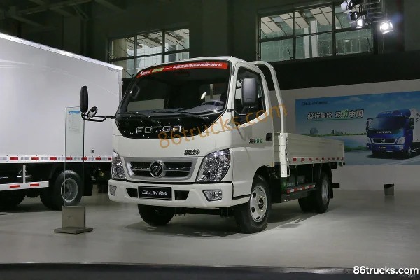 Foton Ollin TX version Super 103 ch 4X2(6 roues) camion léger plateau 3,3 m à cabine simple Extérieur (3) | 86Trucks