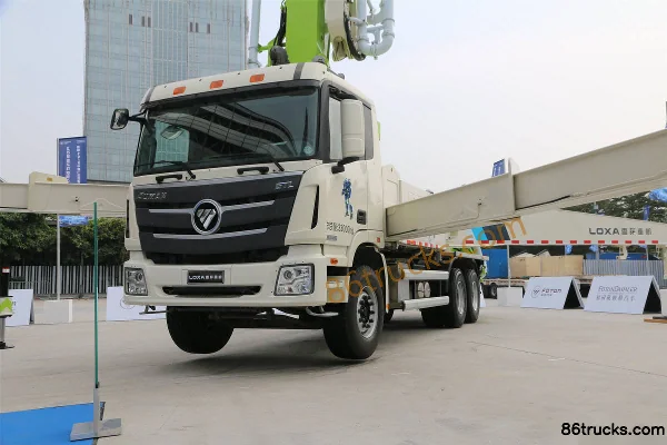 Foton Leisha 380hp 6X4(10 wheels) 47m Concrete Pump Truck Exterior (2) | 86Trucks