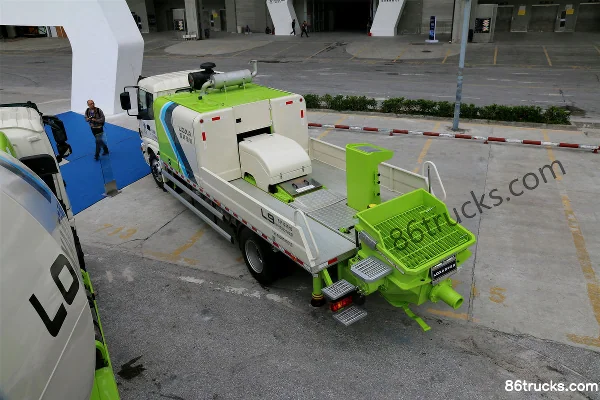 Foton Leisha 185hp 4X2(6 wheels) Concrete Pump Truck Body (1) | 86Trucks