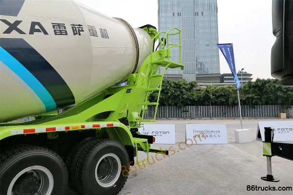 Foton Leisa L9 350hp 6X4(10 wheels) 4.49m³ Concrete Mixer Truck Body (2) | 86Trucks