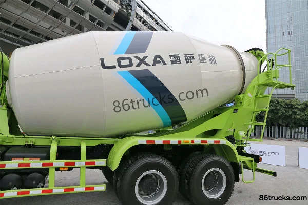 Foton Leisa L9 350hp 6X4(10 wheels) 4.49m³ Concrete Mixer Truck Body (1) | 86Trucks