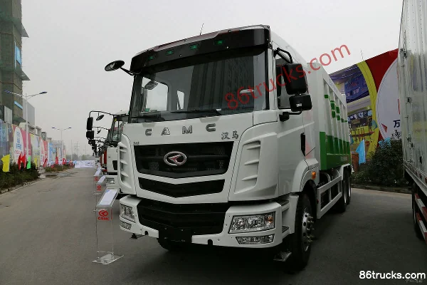 Hualing HanmaH6 245hp 6X4(10 wheels) Compactor Garbage Truck Exterior (3) | 86Trucks