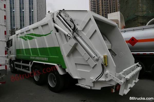 Hualing HanmaH6 245hp 6X4(10 wheels) Compactor Garbage Truck Body (2) | 86Trucks
