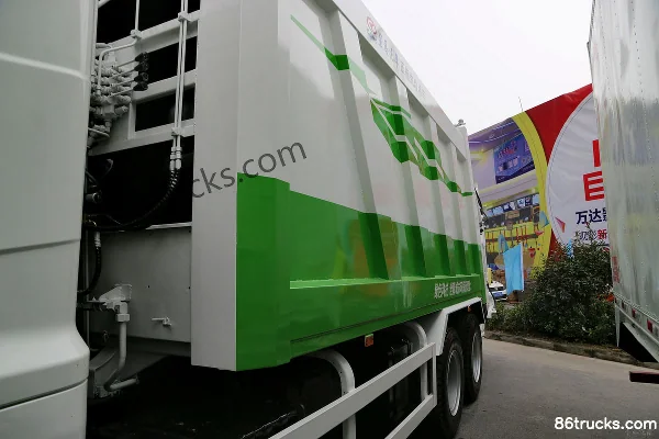 Hualing HanmaH6 245hp 6X4(10 wheels) Compactor Garbage Truck Body (1) | 86Trucks