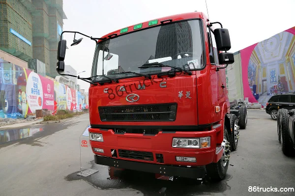 Hualing Heavy Truck 336hp 8X4(12 wheels) Truck-Mounted Crane Chassis Exterior (3) | 86Trucks