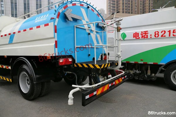 Hualing Hanma 180 hp 4X2(6 wheels) High Pressure Cleaning Truck Body (1) | 86Trucks