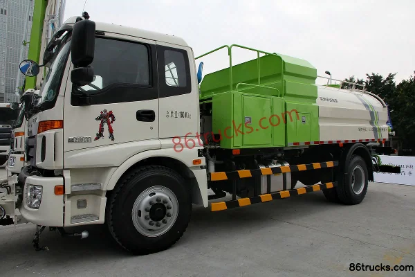 Foton AumanETX 210 ch 4X2(6 roues) camion de nettoyage haute pression Extérieur (3) | 86Trucks