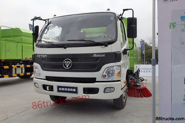 Foton Aumark 3 Series 141 hp 4X2(6 wheels) 3T Water Cleaning Truck Exterior (2) | 86Trucks